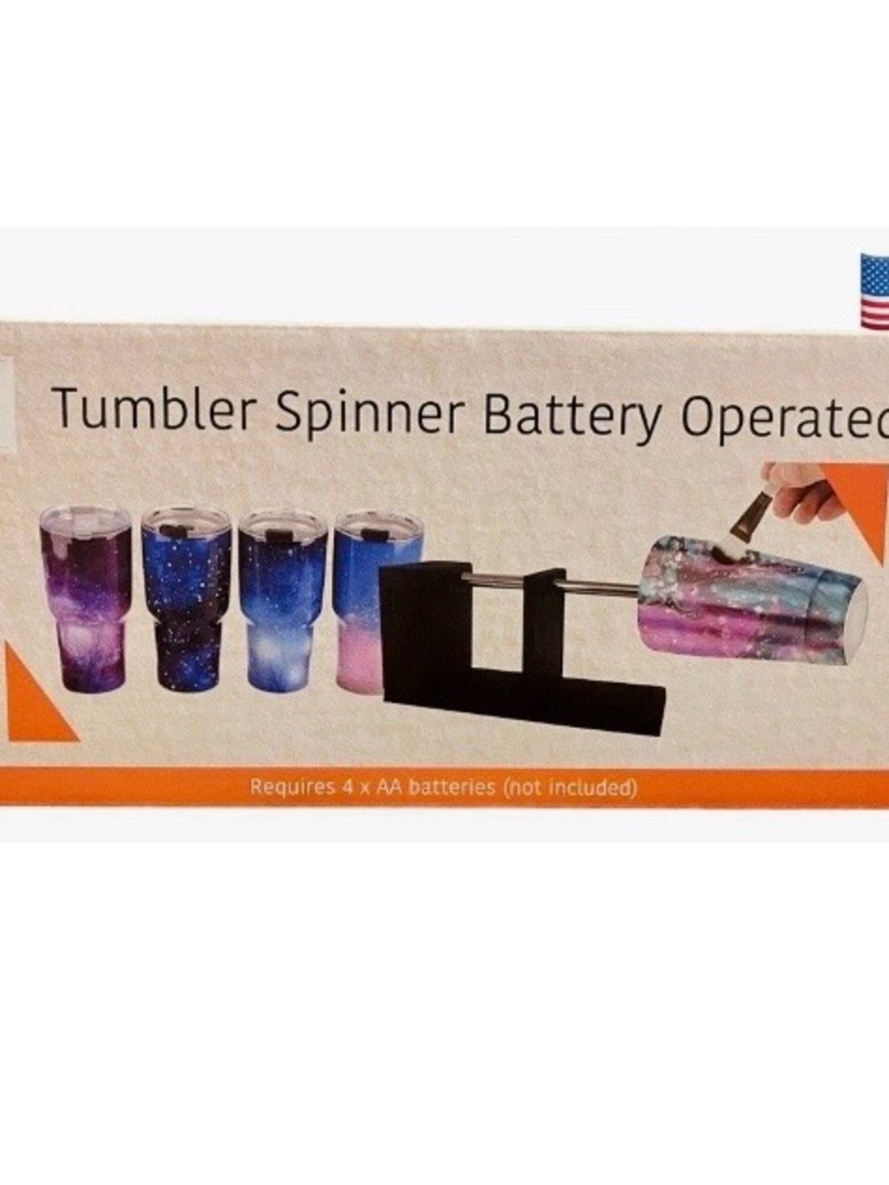 Battery-Operated Tumbler Spinner for Pink and Purple Galaxy Tumblers